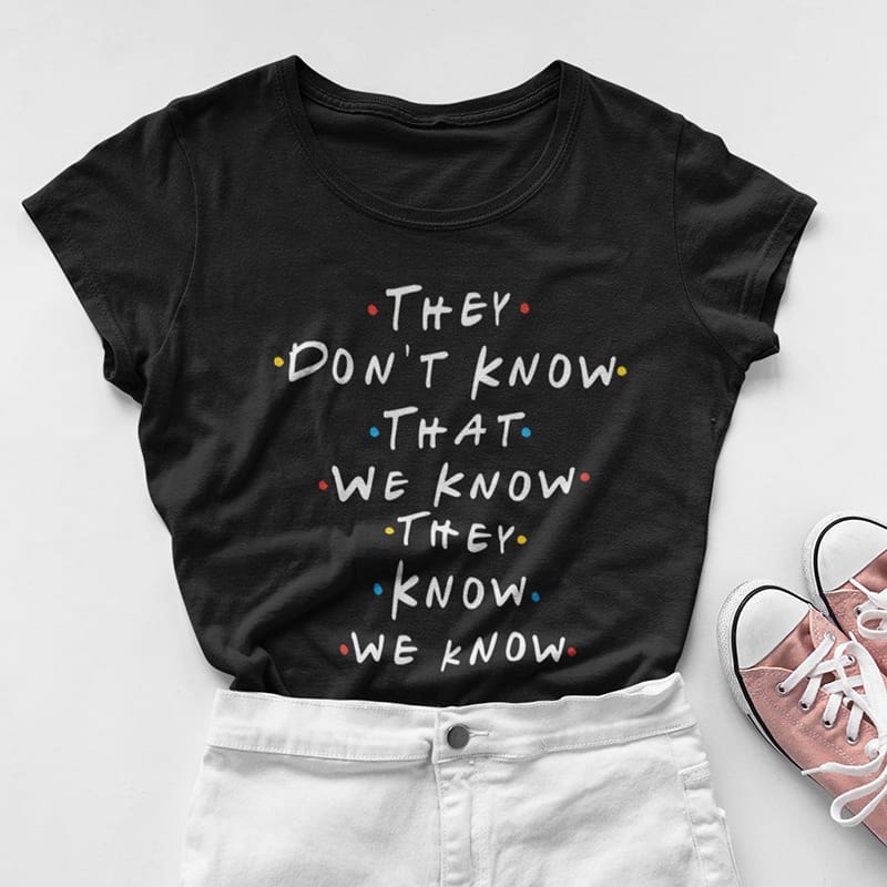 Women's Short Sleeve Crewneck T-shirt, Best Friends Tee, Cotton Top, Plus Size, Ladies' Funny T-Shirt