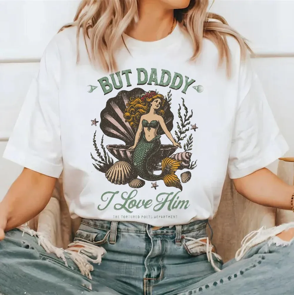 Pattern T-Shirt For Women's 90s Clothing Printed Plus Size Beautiful T-Shirt Casual Basic Style O-Neck Versatile Fashion T-Shirt