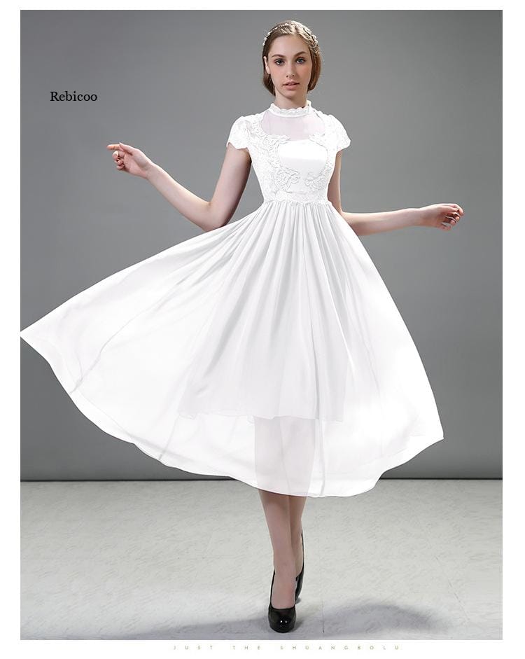 2022 Summer Women Chiffon Dress Vestidos Women's Temperament Party Dress Chiffon Long Lace Long Ladies Bohemain Dress Vestido