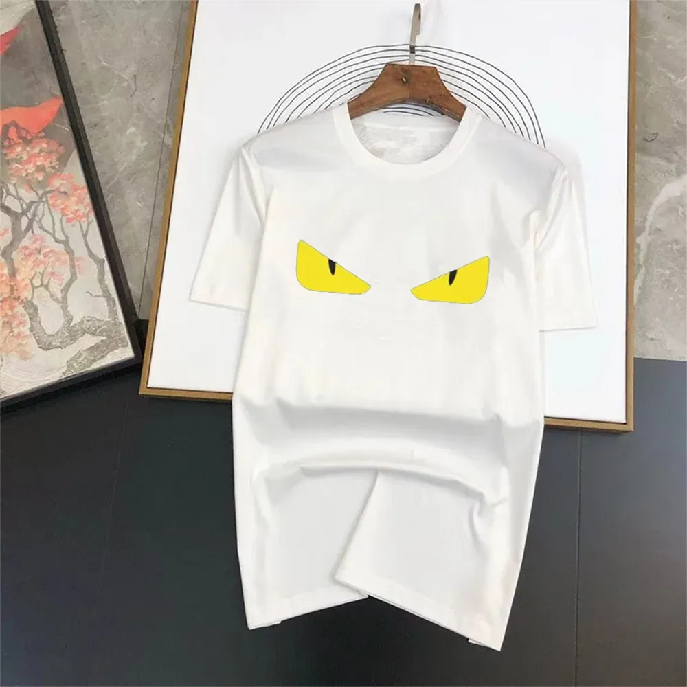Short Sleeve Gothic Clothing Women's Summer T-Shirt Tops Tees Streetwear Eyes Printed Harajuku Casual  Vintage