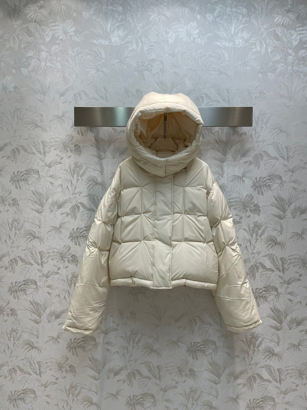 Women's Clothing hooded short down net layout bag hooded down Winter New