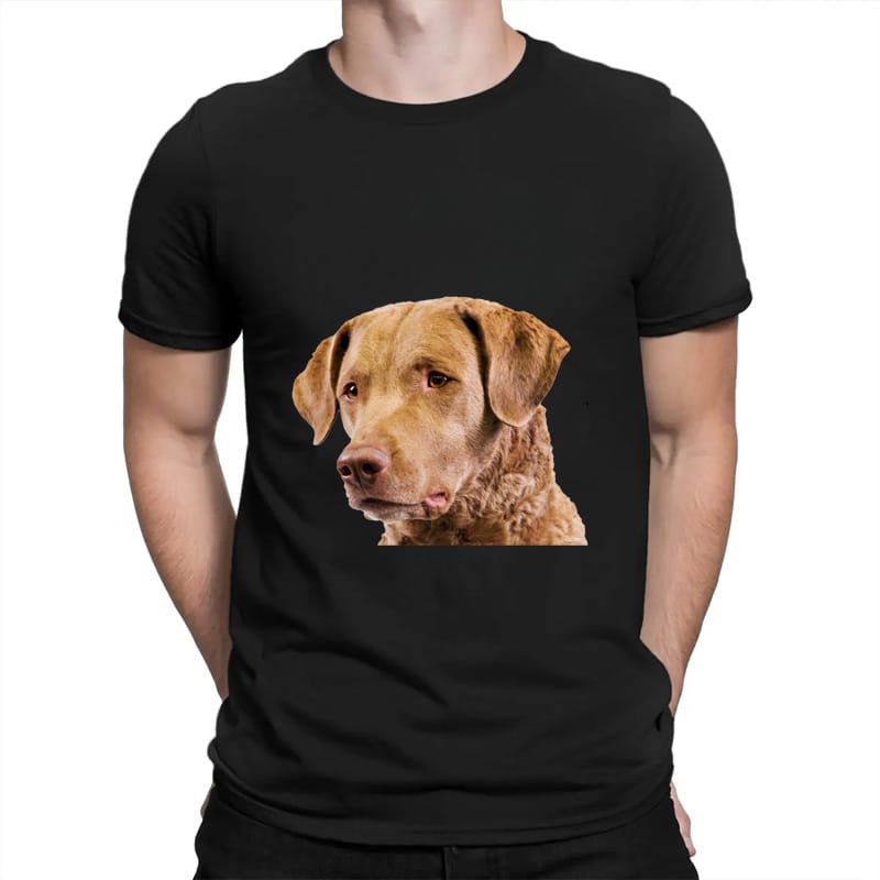 Chesapeake Bay Retriever professional human trainer Casual summer men's and women's all-purpose crew neck short-sleeved T-shirt