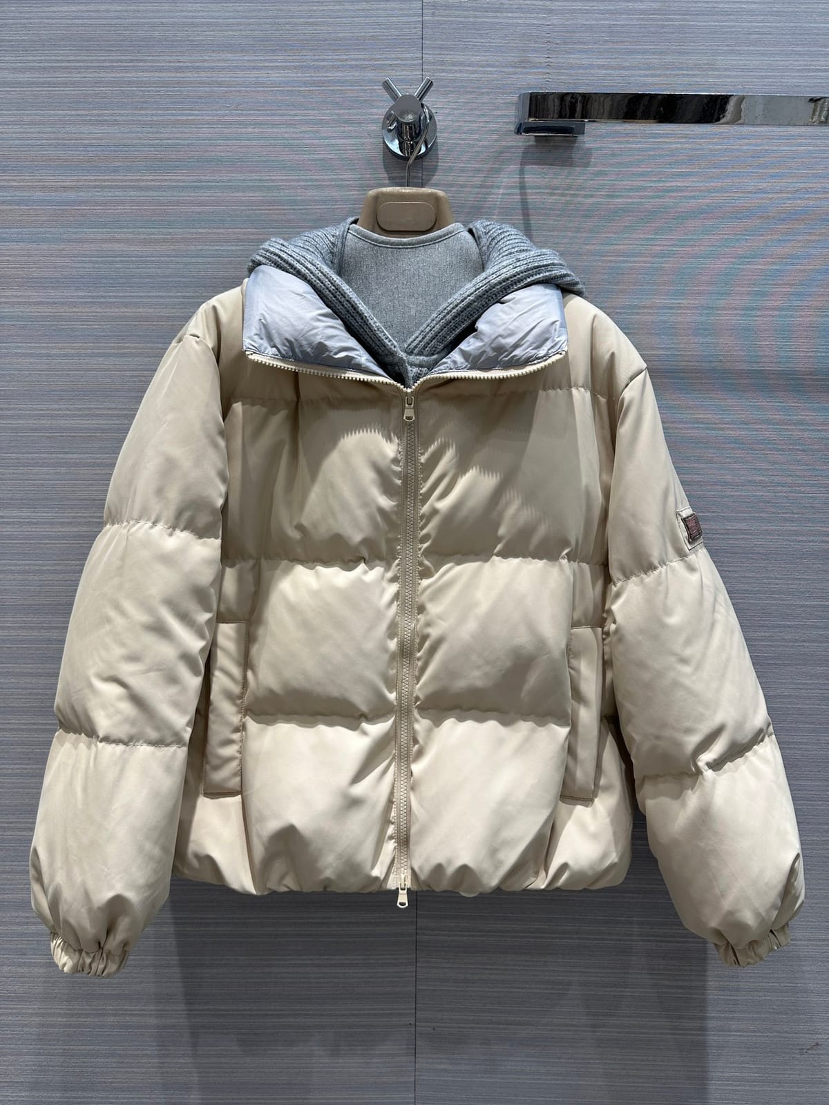 Women's Clothing Fake two piece hooded fashionable down jacket Winter New  020