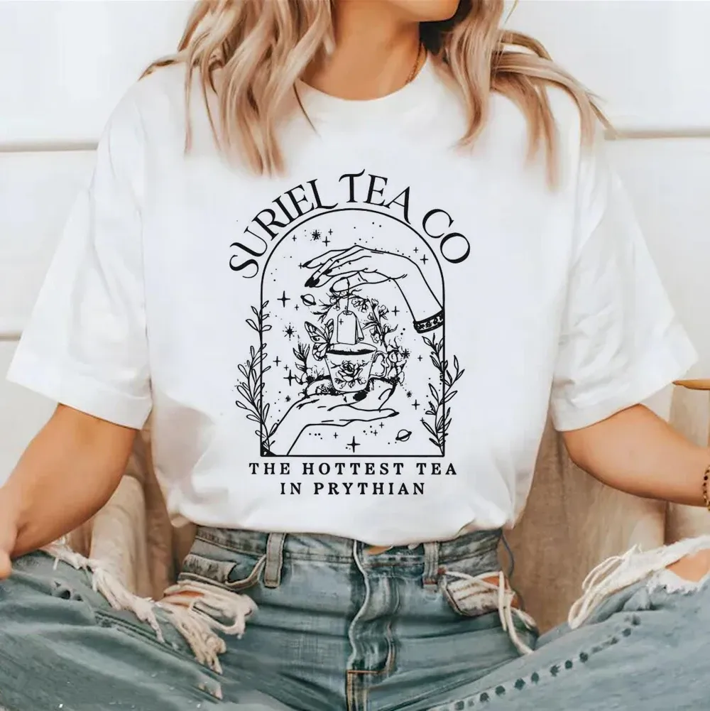 Women's Printed Clothing Retro Short Sleeved Casual 90s Cartoon Fashion Printed T-Shirt Top Letter Printed Pattern Beautiful T-S