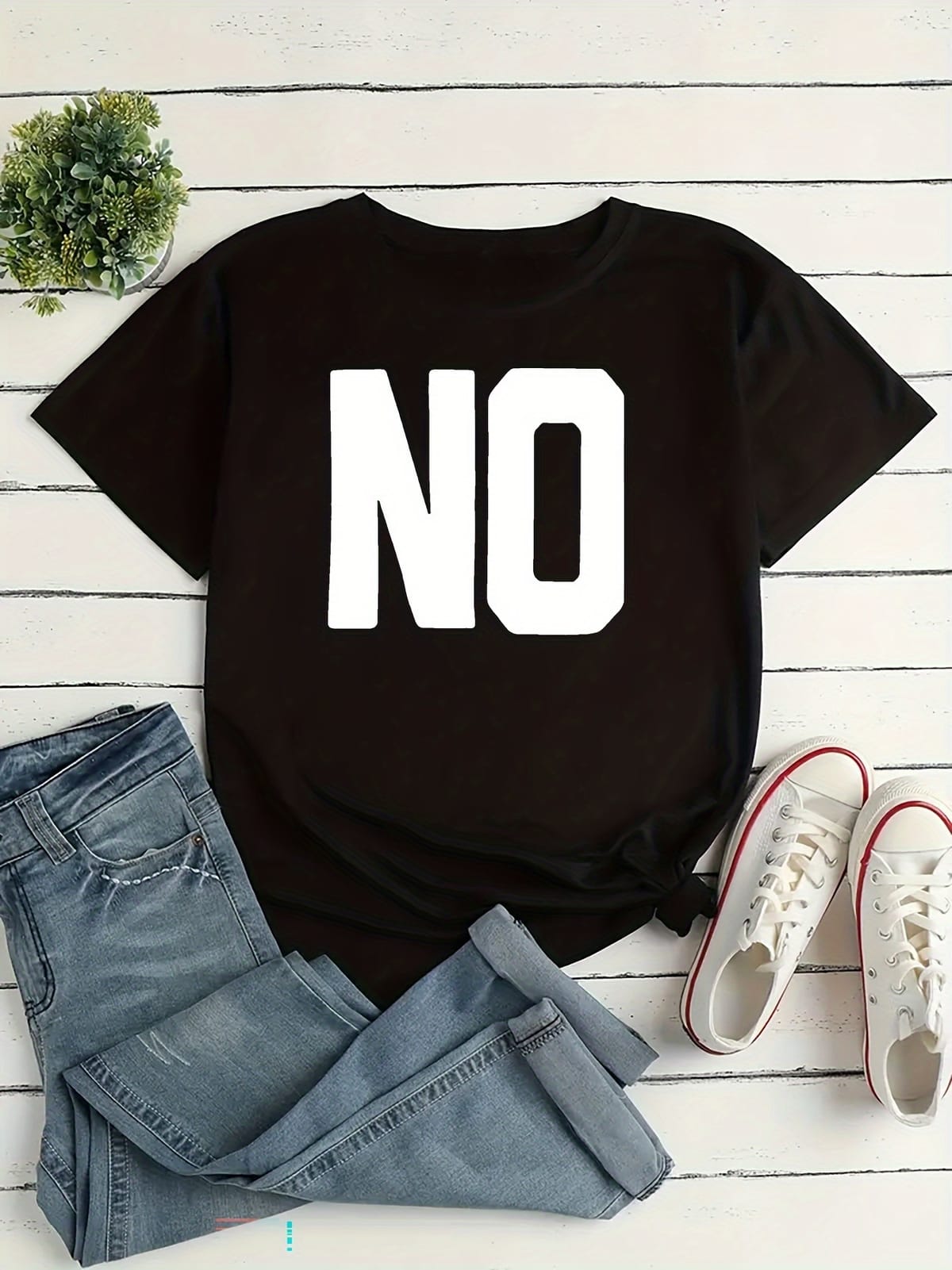 No Letter Graphic Fashion Sports Tee, Short Sleeve Round Neck T-Shirt Top, Women's Activewear