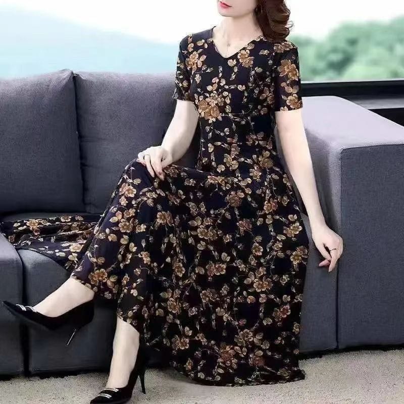 2023 New Summer Fashion Loose Oversized Simplicity Trend Korean Version Medium and Long Temperament Women's Clothing Dresses