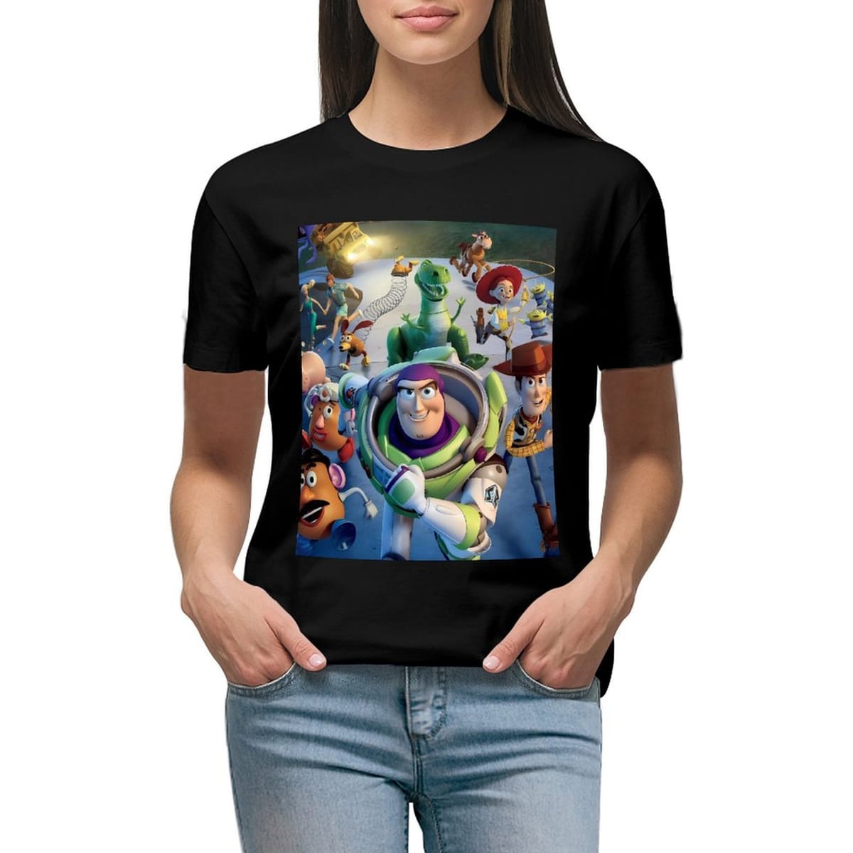 Fashion Toy Story T-shirt Y2k Women's Clothing Summer Casual Kawaii T Shirts Clothes
