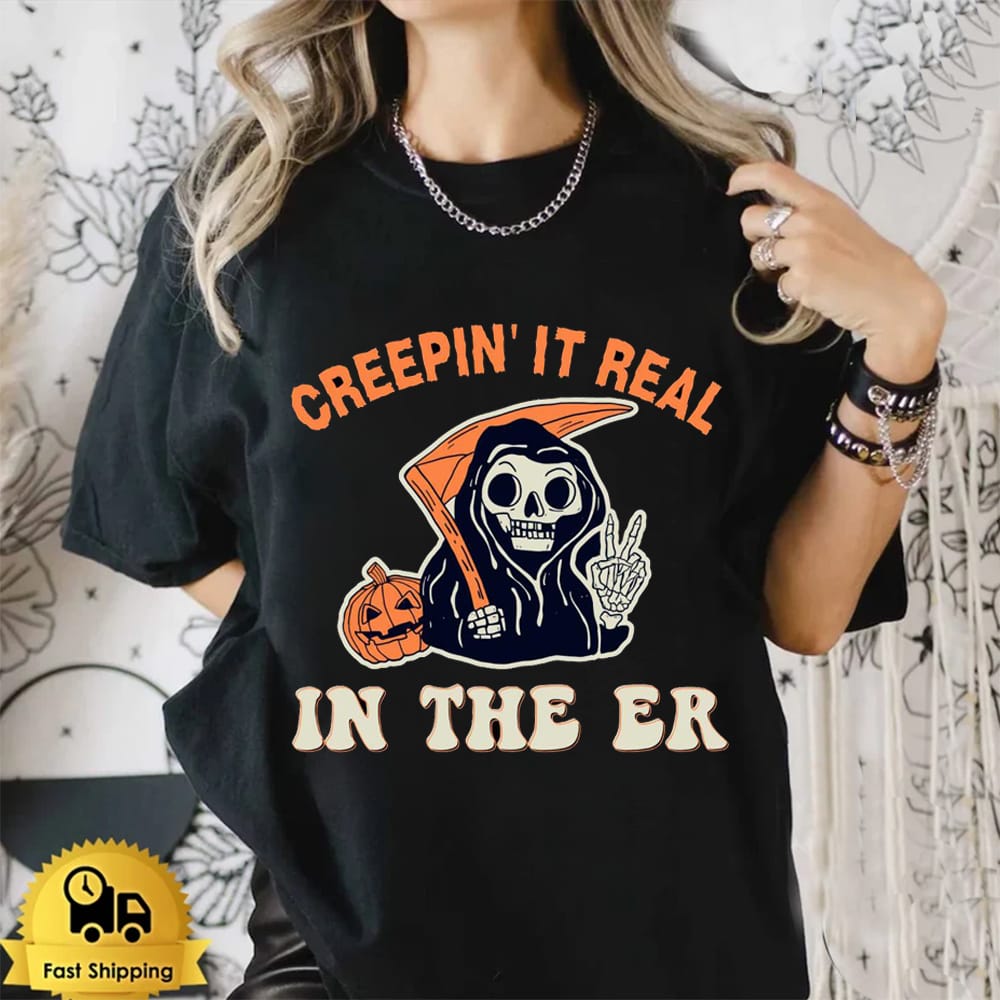 Halloween Printed Short Sleeved Trendy Summer Fashion Versatile Women's T-Shirt Printed Cartoon Pattern Basic Black T-Shirt