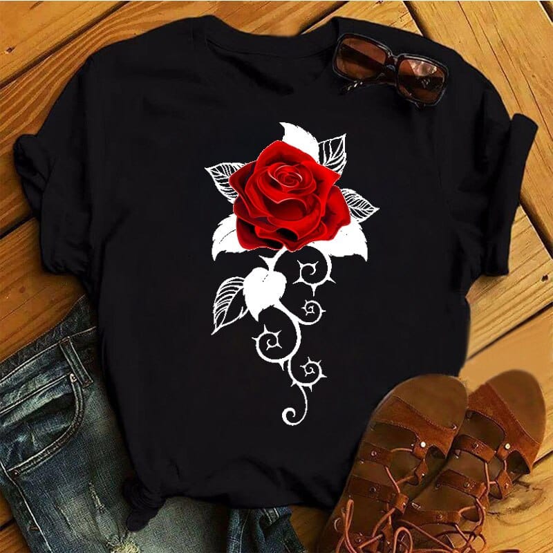 Custom Team tee Bride Bachelorette Party T-Shirts Future Marine Flower T-shirts Wedding Party Top black Short Sleeve Women's Tee