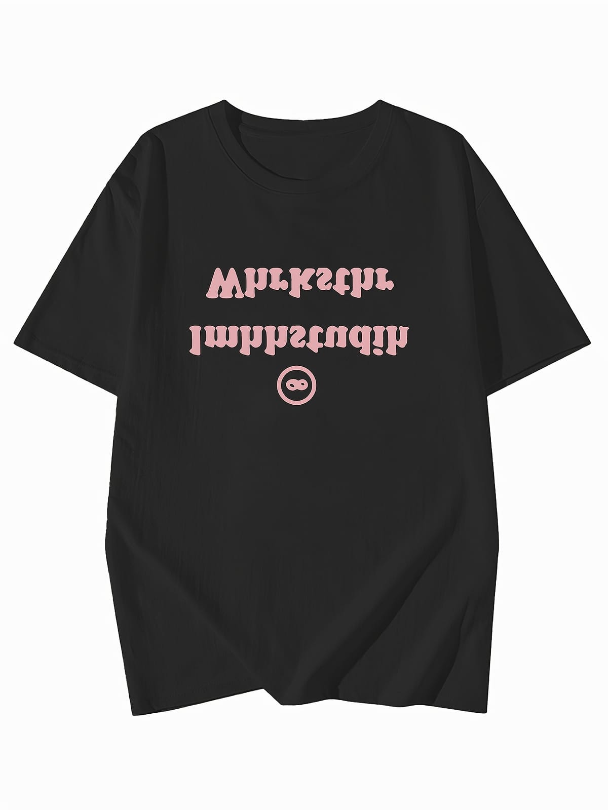 Letter Print Casual T-shirt, Crew Neck Short Sleeve Loose Top For Spring & Summer, Women's Clothing