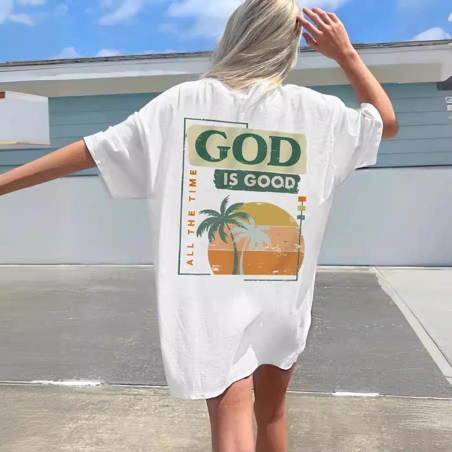 2024 European and American Foreign Trade Wholesale New Spring/Summer Trendy Loose Size Casual Women's Short Sleeved T-shirts