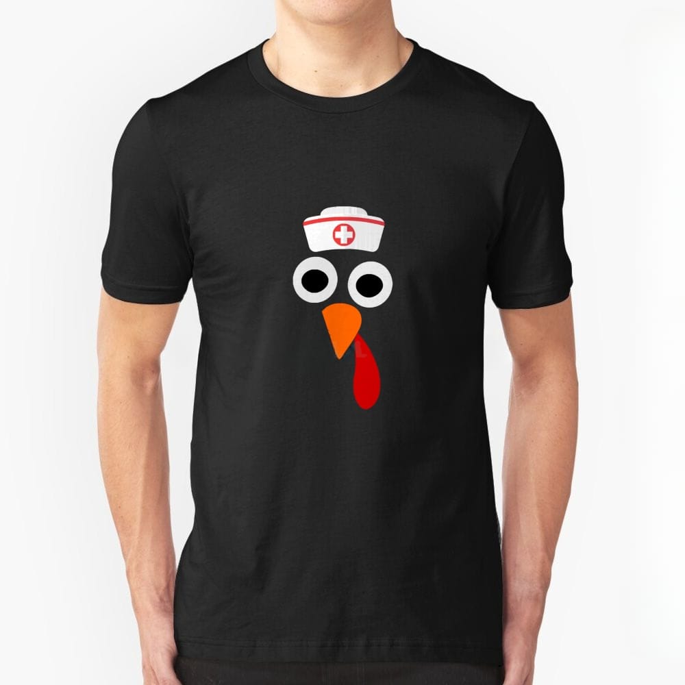 Fun Thanksgiving Nurse Y2K fashion trend Casual Street Harajuku Summer Men's and women's all-purpose short sleeve T-shirt