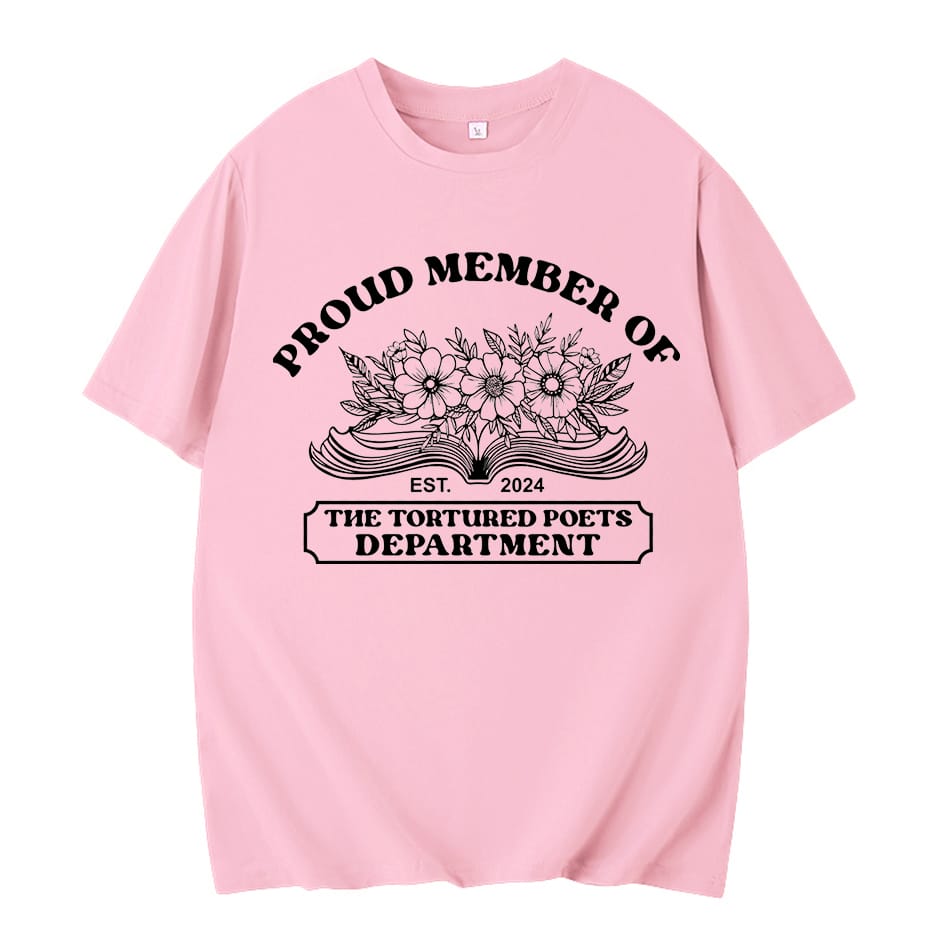 The Tortured Poets Department T-shirt Proud Member Shirt TS Fans Lovers Gift Women's Sale y2k Short Sleeve