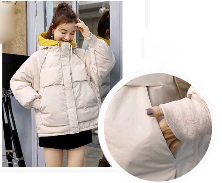 Women's Clothing Fashion hooded short down coat Winter New NO.7
