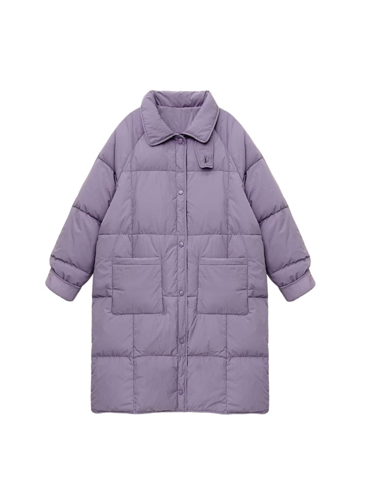 2023 White Duck Down Jacket Women Winter Warm Long Coat Women Parkas Fashion Loose Outerwear Women's Jacket Female Clothing A57