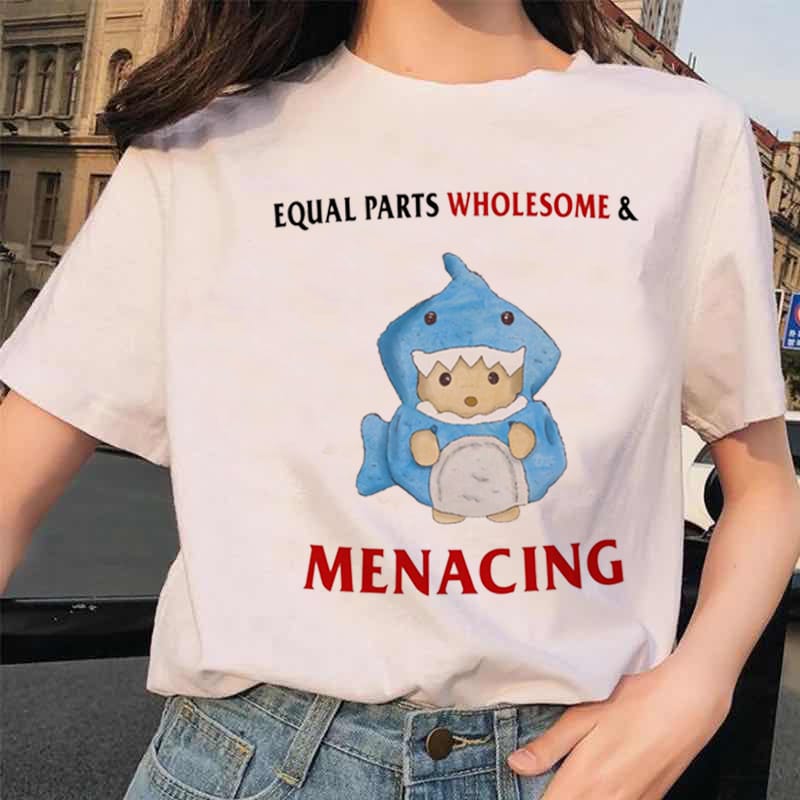Short Sleeved Clothing T-Shirt Top Fashionable O-Neck Trend 90s Style T-Shirt Pattern Kawaii T-Shirt Printed Women's Clothing.