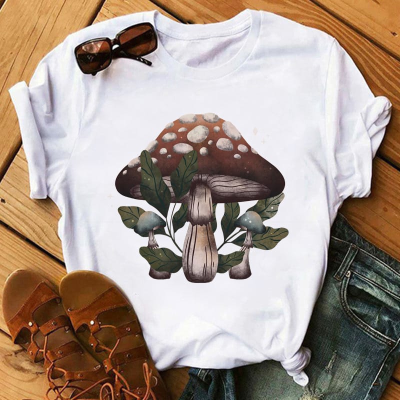 Spring Women's Short Sleeve T-shirt New Cartoon Art Hand-painted Printed T-shirt Women Clothing  Tops  Graphic T Shirts