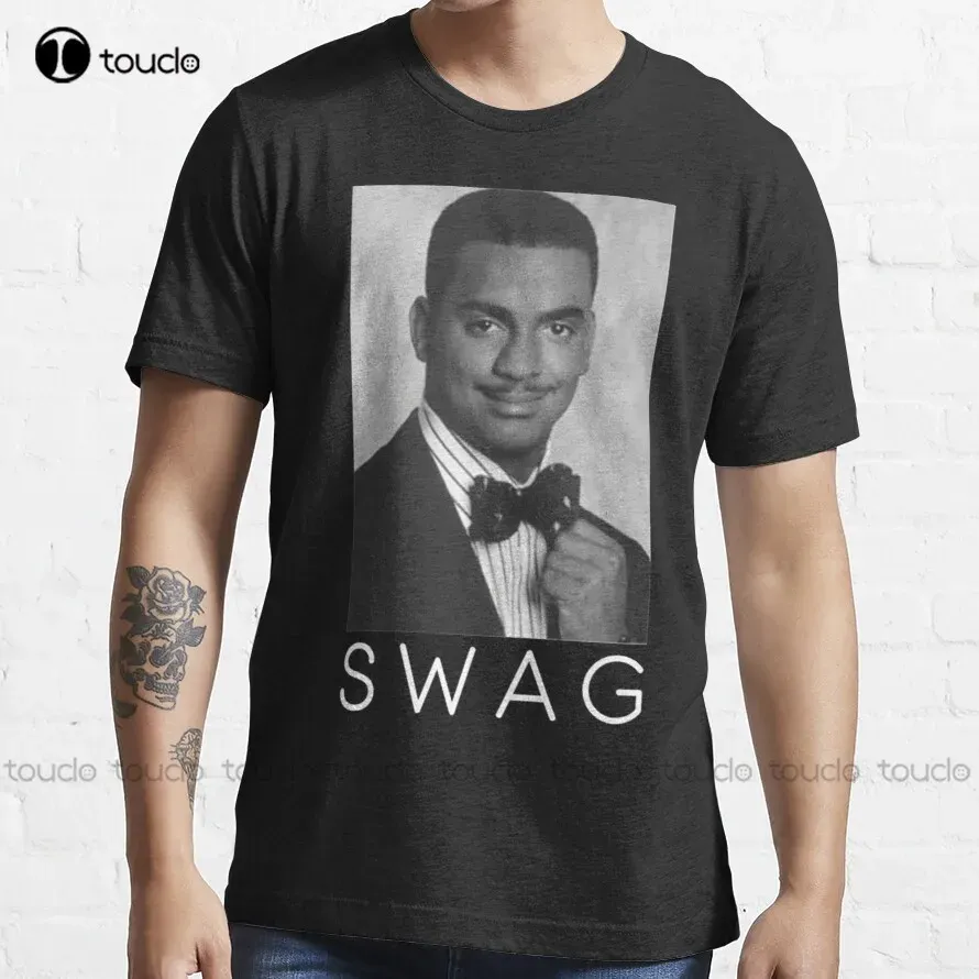 Swag - Carlton Banks T-Shirt Women'S T-Shirts High Quality Cute Elegant Lovely Kawaii Cartoon Sweet Harajuku Cotton Tee Shirts