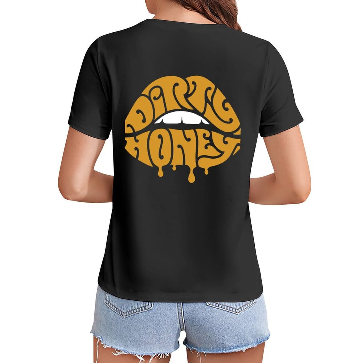 Dirty Honey Band Logo Classic T-Shirt plus sizes sweat female cute clothes Women's clothing