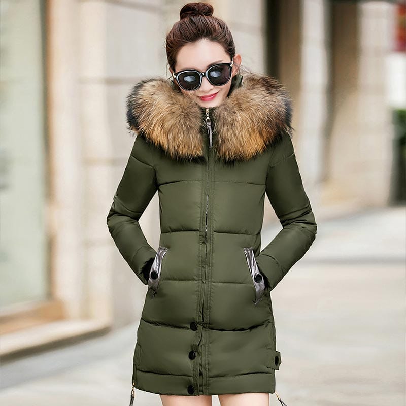 New 2022 Women's Winter Down Jacket Fashion Hooded Thick Super Warm Parka Coat Women Jacket Long Sleeve Winter Women's Clothing
