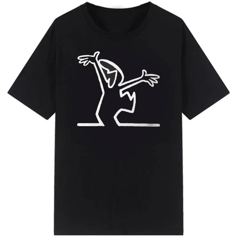 La Linea The Line Osvaldo Cavandoli TV T Shirt men Happy Fashion Women's tshirts Streetwear Tee Round Neck Casual Tops 01232