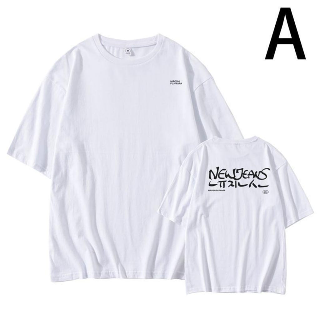 Summer Women's Casual Round Neck Short Sleeve Clothing Harajuku Men's and Women's Oversized Cotton Tops