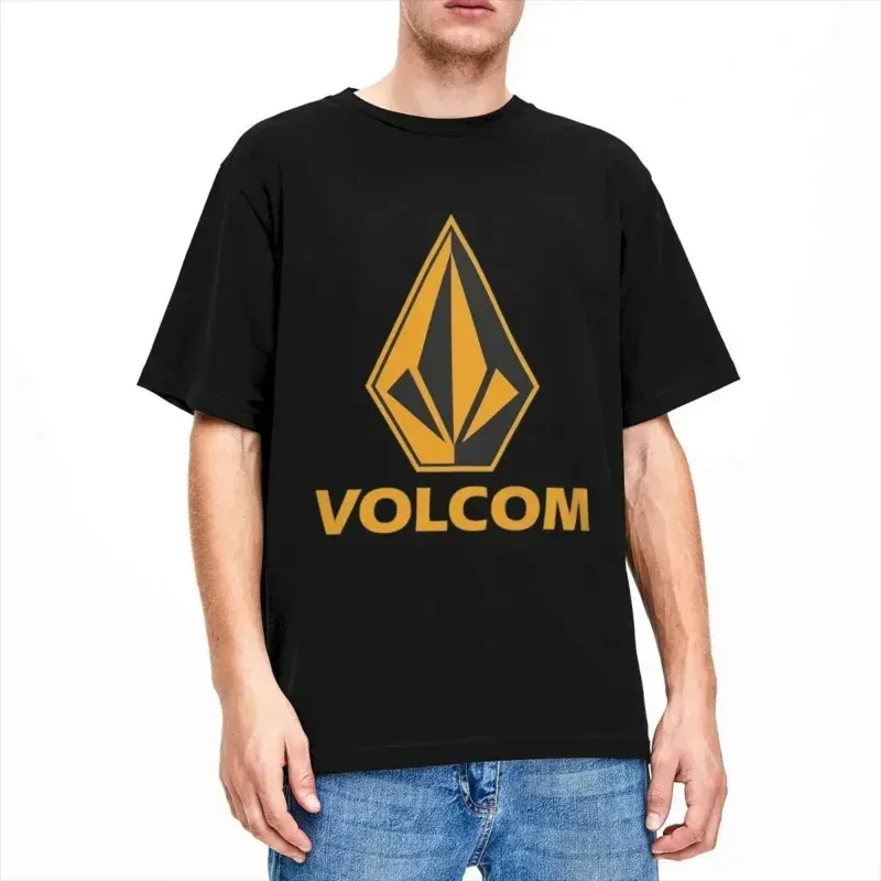 2024volcoms logo printed funny casual street fashion Y2K Summer Men's and women's all-purpose short-sleeved T-shirts