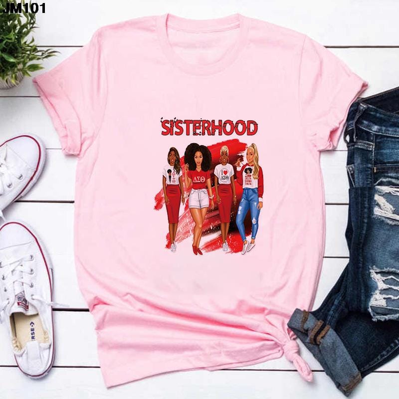 New Harajuku Fashion Girl Print Female Clothes T-shirt Tshirts for Women's Casual White Pink Short sleeve T shirt Femme Top Tees
