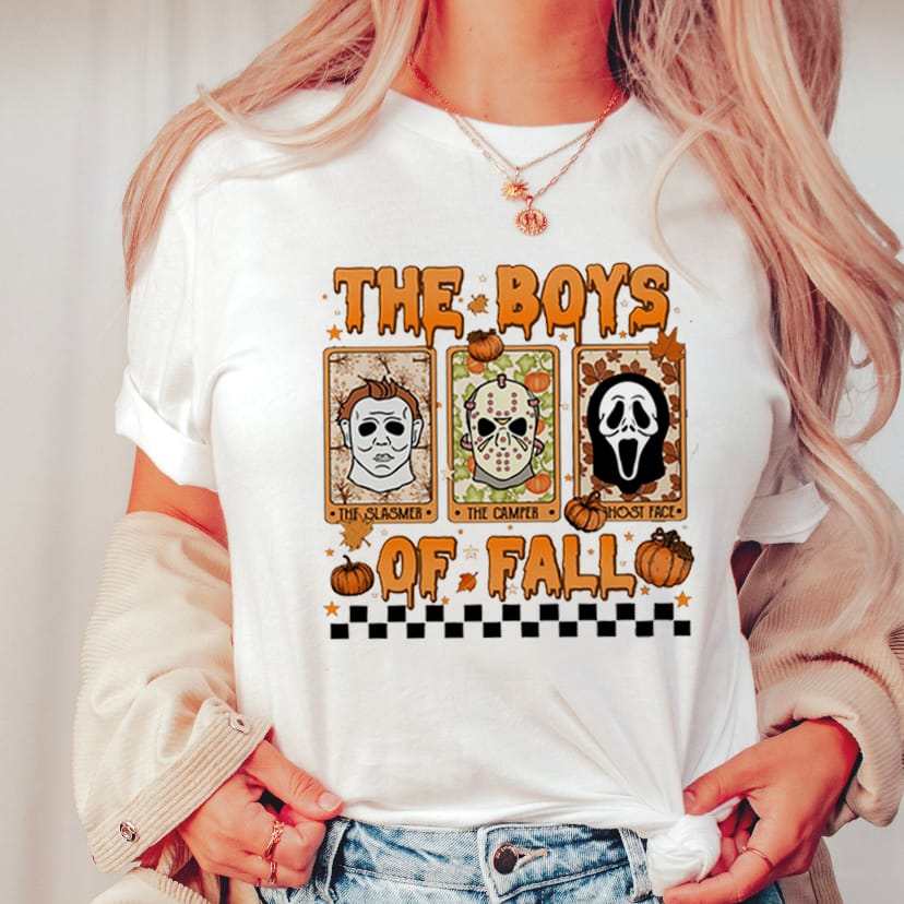 Women's Short Sleeve Halloween T-shirt Women's Fashion New Print T-shirt Women's Casual Cartoon Skull Pattern Basic White T-shir