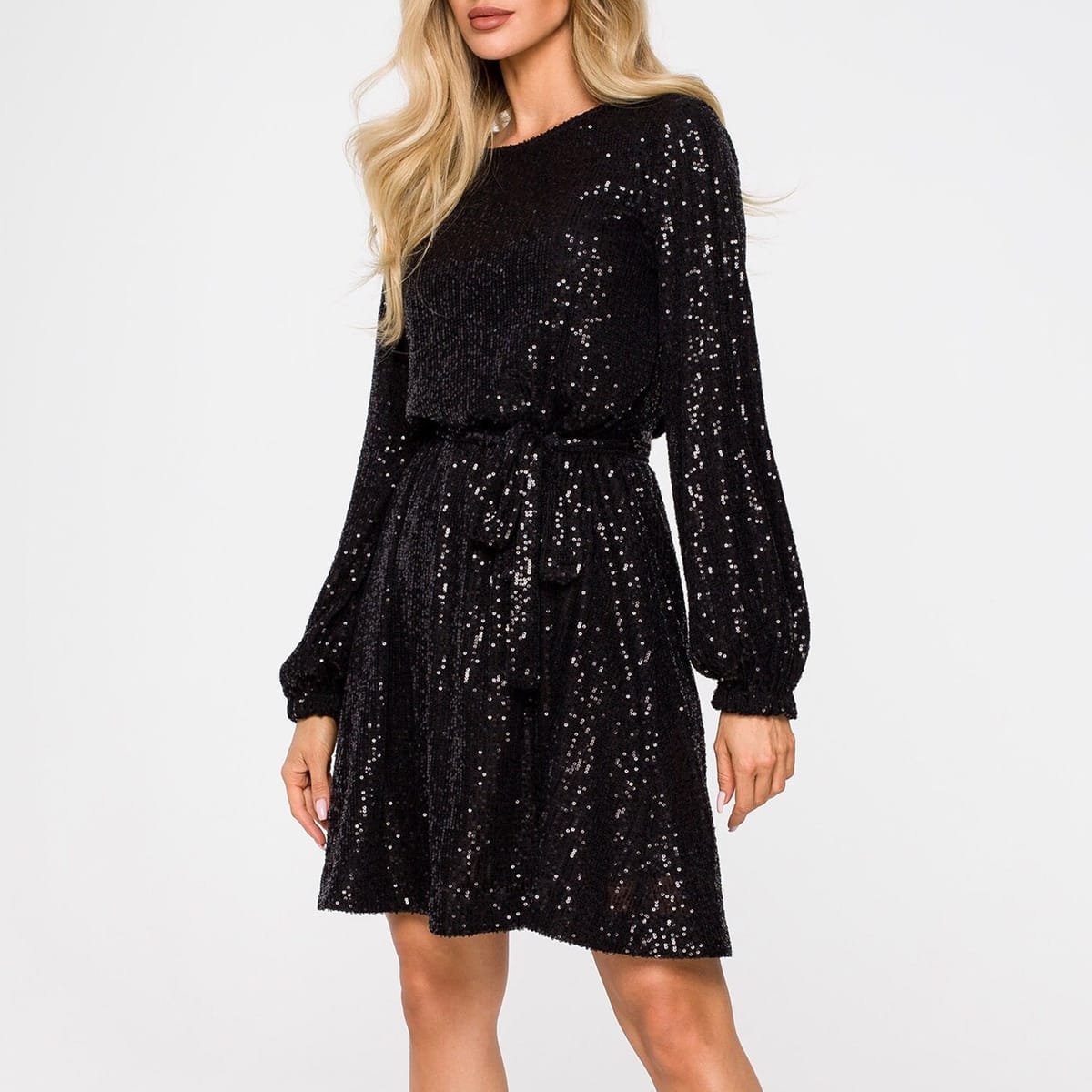 2024 New Women'S Holiday Party Cocktail Party Sparkling Beaded Dress Fashion Temperament Elegant Sexy Sequined Evening Vestidos