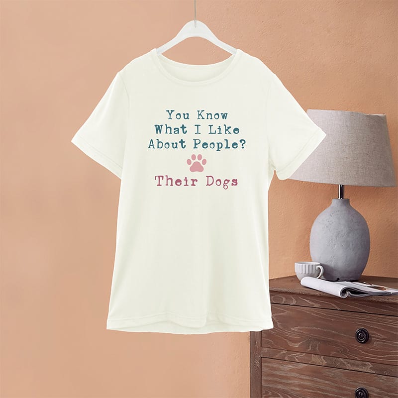 Do You Know What I Like about People? Retro Patterned Printed T-shirt, New Fashion Harajuku Women's Y2k Grunge Top, Kpop T-shirt