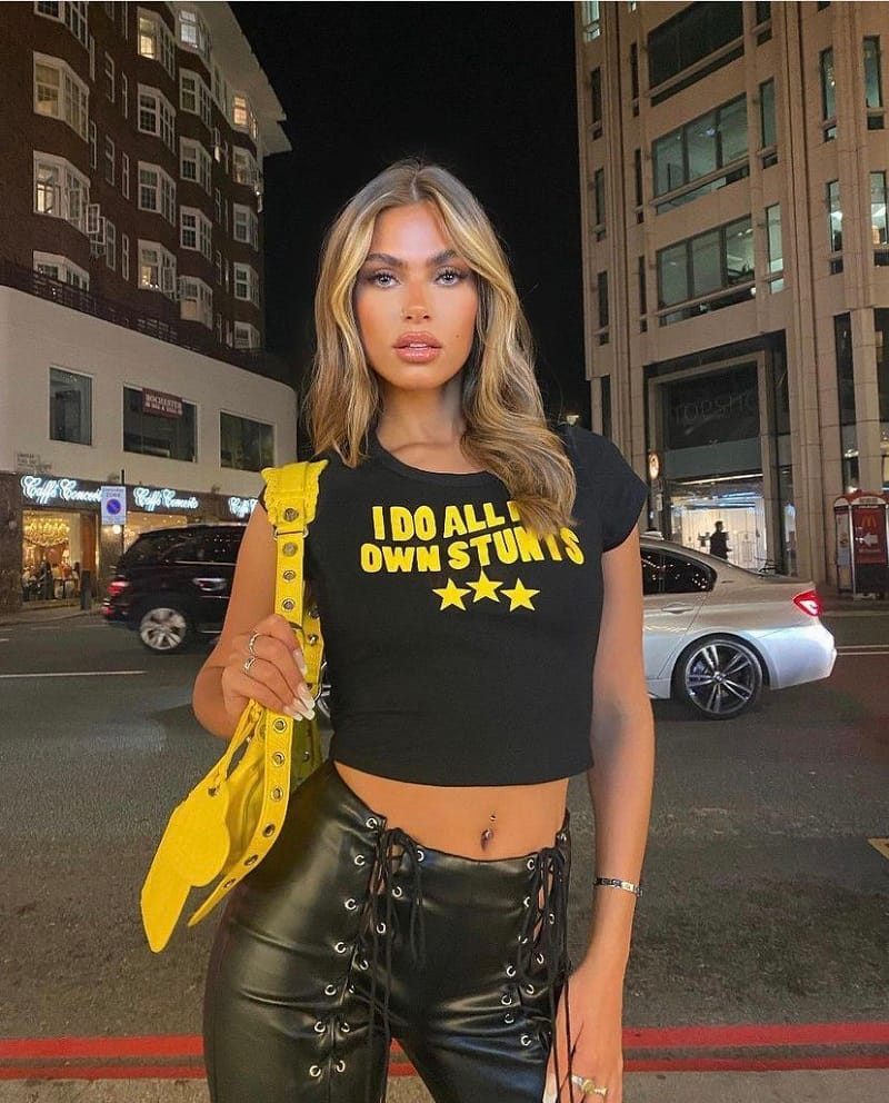 2023 I DO ALL MY OWN STUNTS Summer Fashion Girls Cotton Short y2k T-shirt Women's Short Cut Top Vintage Original Suu Style
