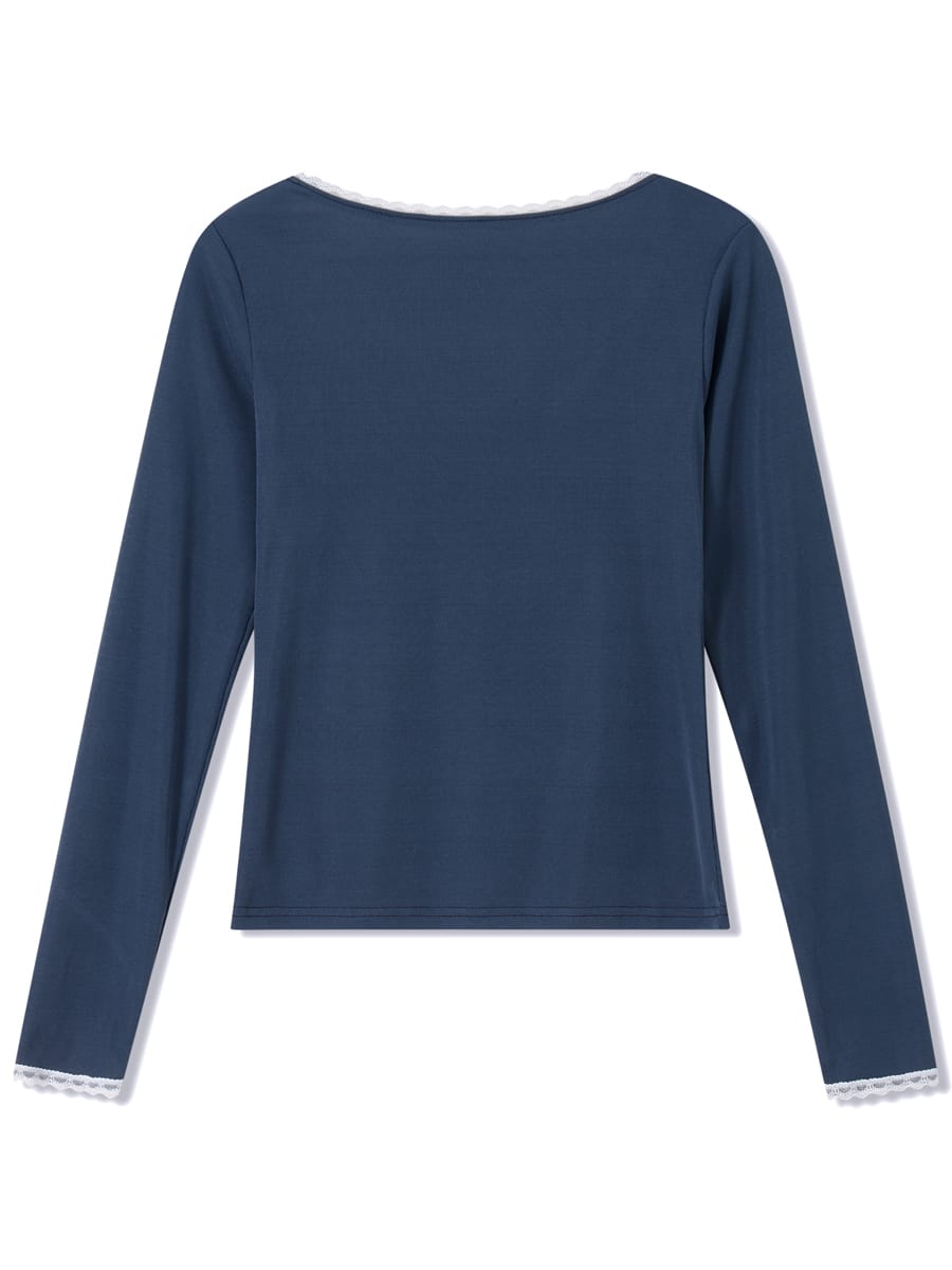 Womens Long Sleeve T-Shirt Tee Fall Pullover Shirts Y2k Tops Casual Tunic Tops Basic Blouse Streetwear