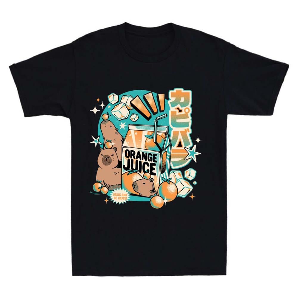 T-Shirt Women's Top Women's Printed Harajuku T-Shirt Summer Leisure Fashion Fun Versatile Cartoon Print Pattern Basic Black T-Sh