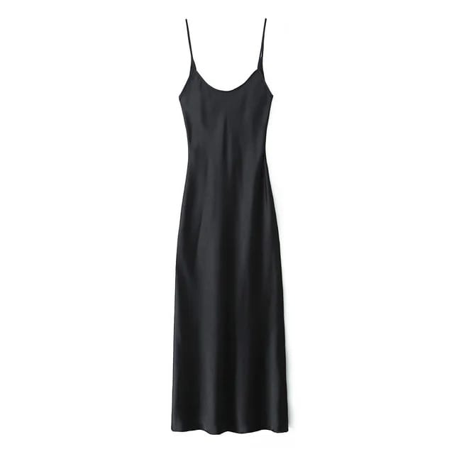 BabYoung Women's Summer Fashion Solid Backless Sleeveless Slim Woman Sexy Casual Slight Strech A Line Long Dress 2 Color