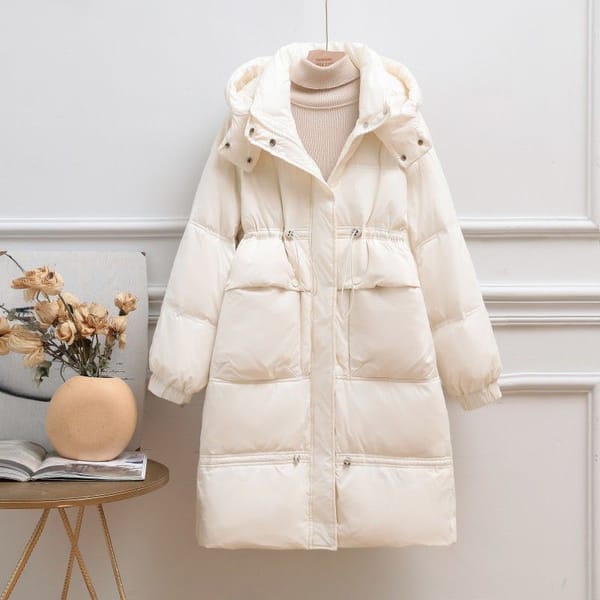 2021 Women's Winter Down Jacket Coats Women Thick Long Warm Puffer Jacket Hooded Down Parka Female Outerwear Clothing