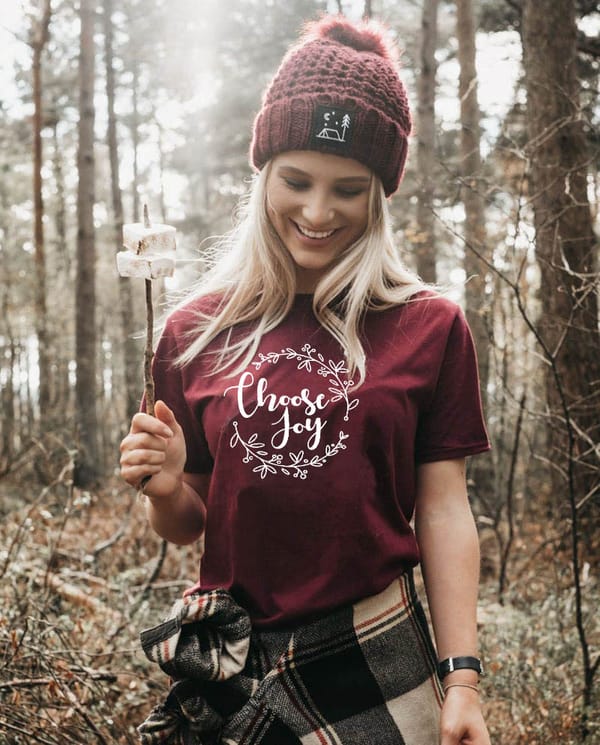 Choose Joy Graphic Printed New Arrival Women's Summer Funny 100%Cotton T-Shirt Christian Shirt faith tees girl's life shirt