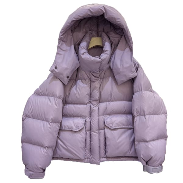 Women's Clothing Hooded thickened loose short down coat Winter New NO.7