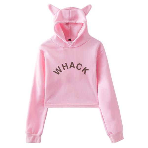 Tierra Whack Merch Pullover 2024 Tour Cat Ears Hoodie Long Sleeve Crop Top Women's Clothes