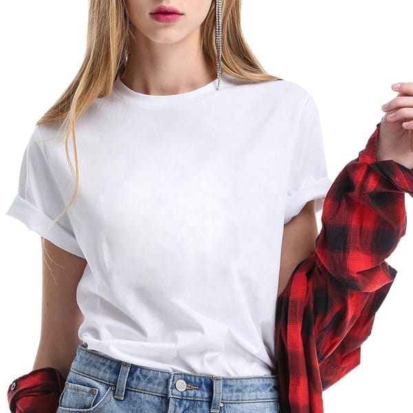 Fashion short-sleeved white T-shirt trendy streetwear woman's Tshirt casual Harajuku women's top T shirt