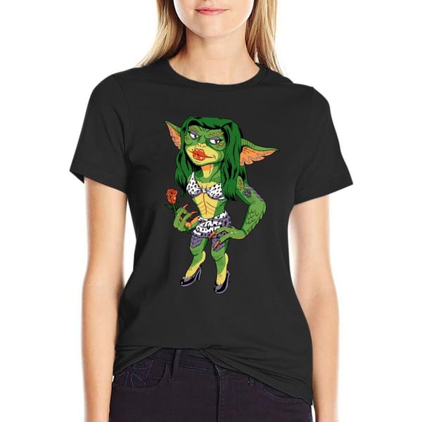 Greta the Gremlin T-Shirt summer top cute tops Women's clothing