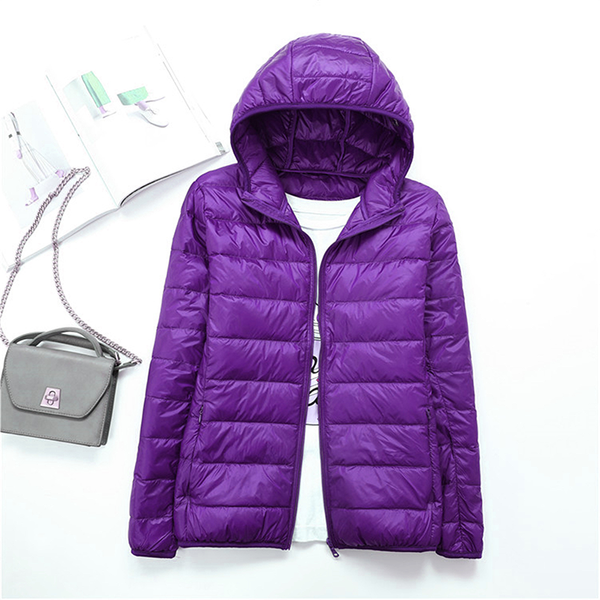 Ultra-light Portable White Duck Down Slim-fit Jacket To Keep Warm In Autumn And Winter 2021 New Lightweight Women's Clothing