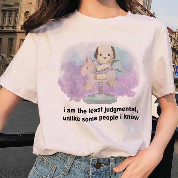 Harajuku 90s Cute Short Sleeved Sweet Versatile Printed Clothing Casual Women's T-Shirt Printed Pattern Summer Top T-Shirt.