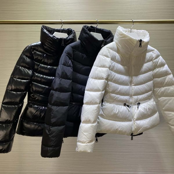 Winter women's down jackets High collar slim Solid color Warm short coat Leisure Fashion clothing 95% white goose down