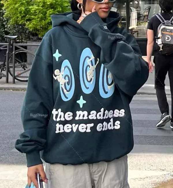 High Quality Printed Hoodie Punk Ladies Sweatshirt Vintage Loose Harajuku Gothic Grunge Y2k Women's Tops streetwear women