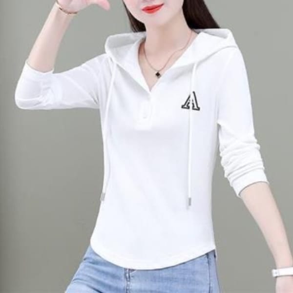 2023 New Spring and Autumn Fashion Simple Solid Color Asymmetric Splice Long Sleeve Temperament Commuting Slim Fit Women's Top