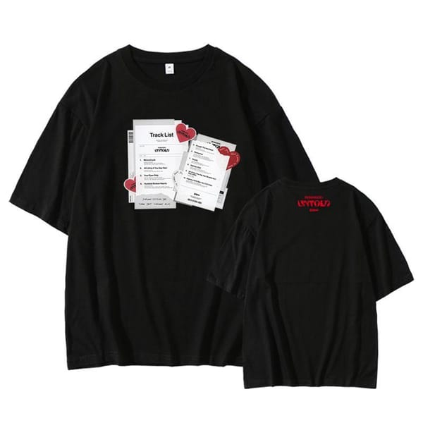 Y2K women's cotton tops summer men's Harajuku hip-hop Korean version O-neck short-sleeved T-shirt