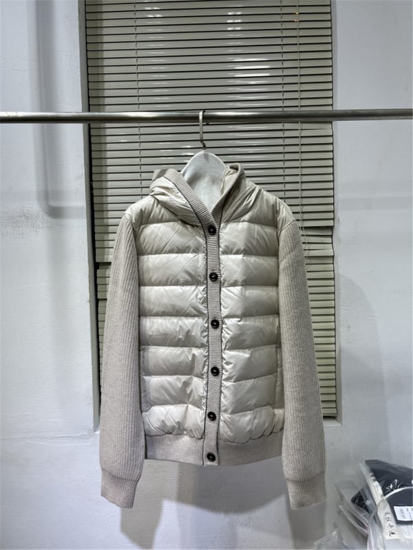 Women's New B*C Hooded Goose Down Patchwork Cashmere Down Jacket  Female Winter Warm Coat Top's Clothing