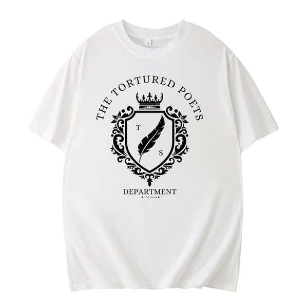 The Tortured Poets Department T-Shirt Ts Album Version Swift Ttpd Trend Regular Women's Tops Men's Short Sleeves