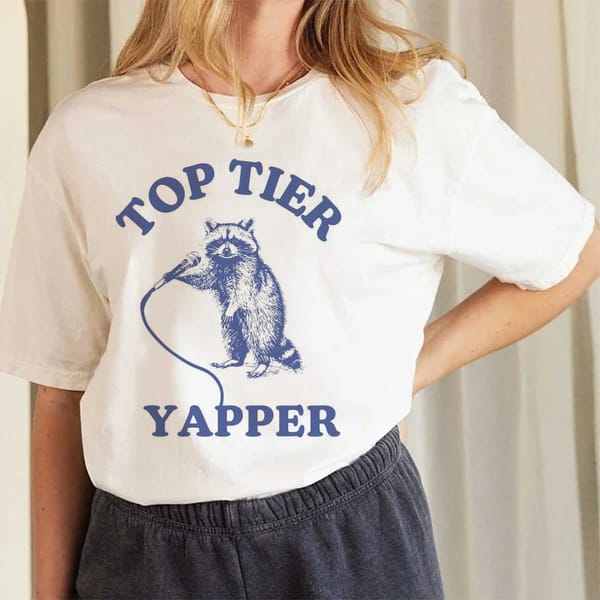 Clothing Harajuku Retro 90s Printed Women's Fashionable Women's Cute Animal Pattern T-Shirt Short Sleeved Women's Casual T-Shirt